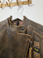 Giacca in pelle blauer #0050