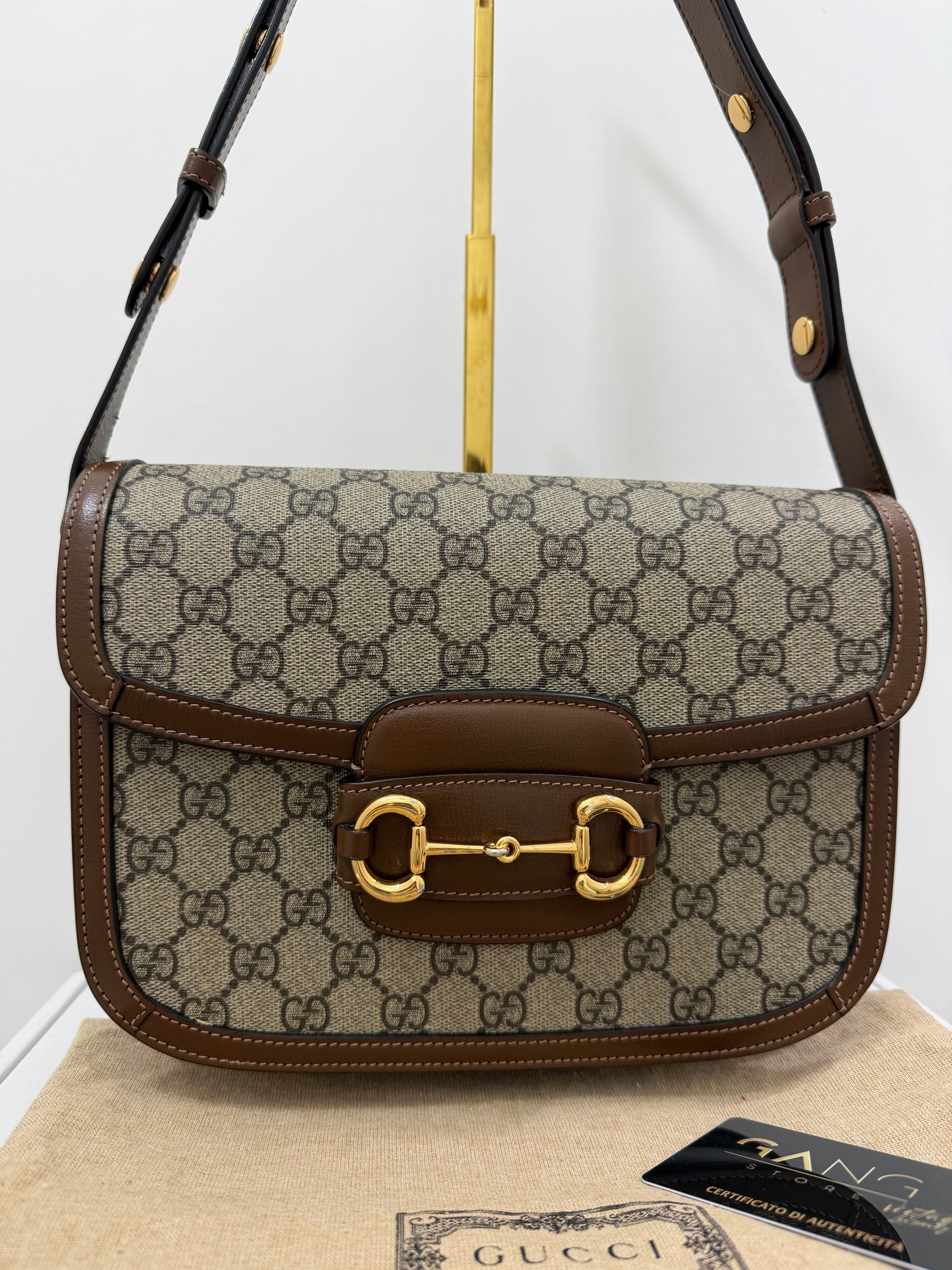 Borsa Gucci Horsebit 1955 GG Supreme