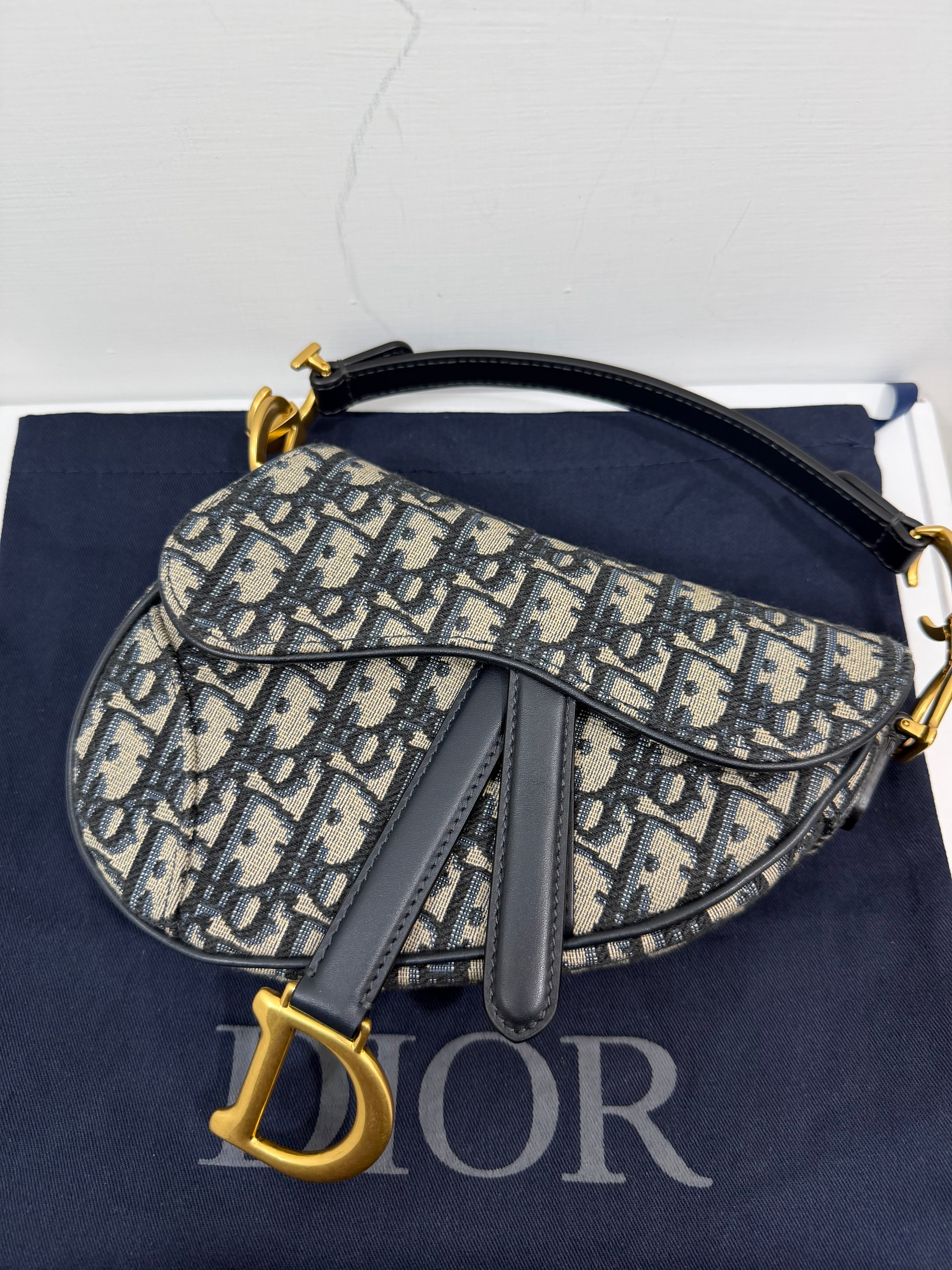 Borsa a tracolla Dior Saddle mini