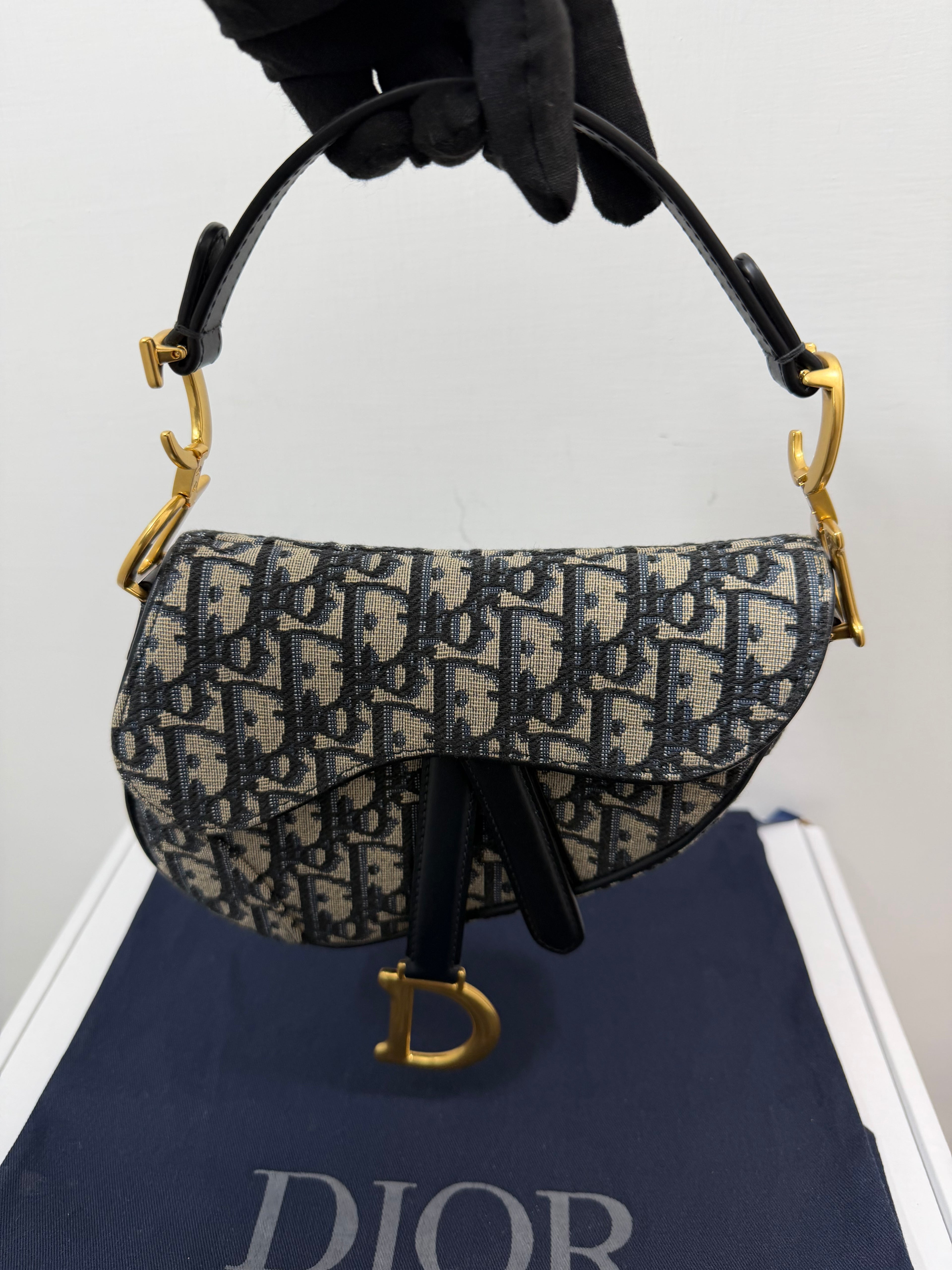 Borsa a tracolla Dior Saddle mini