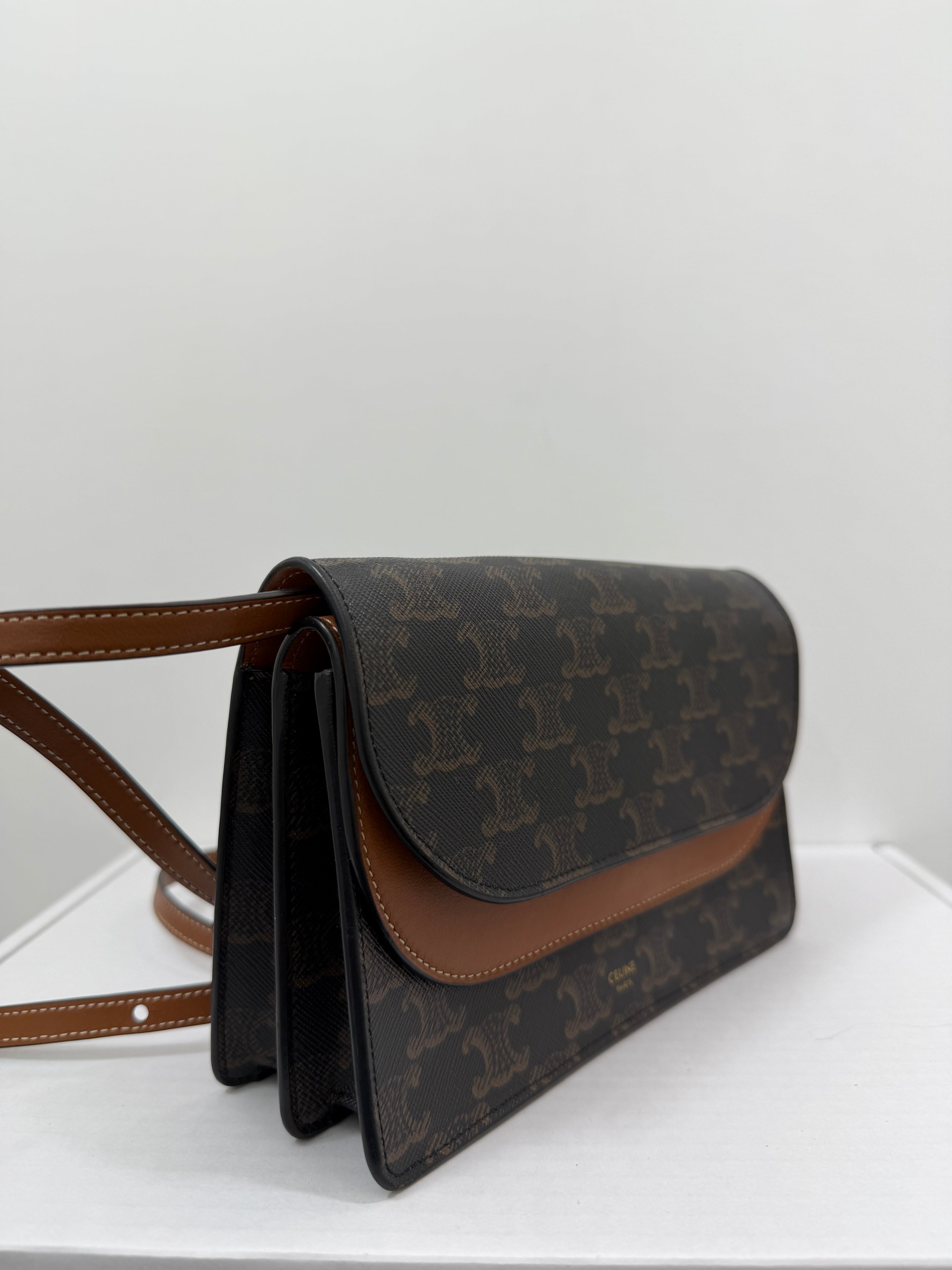 Borsa a tracolla Celine Triomphe