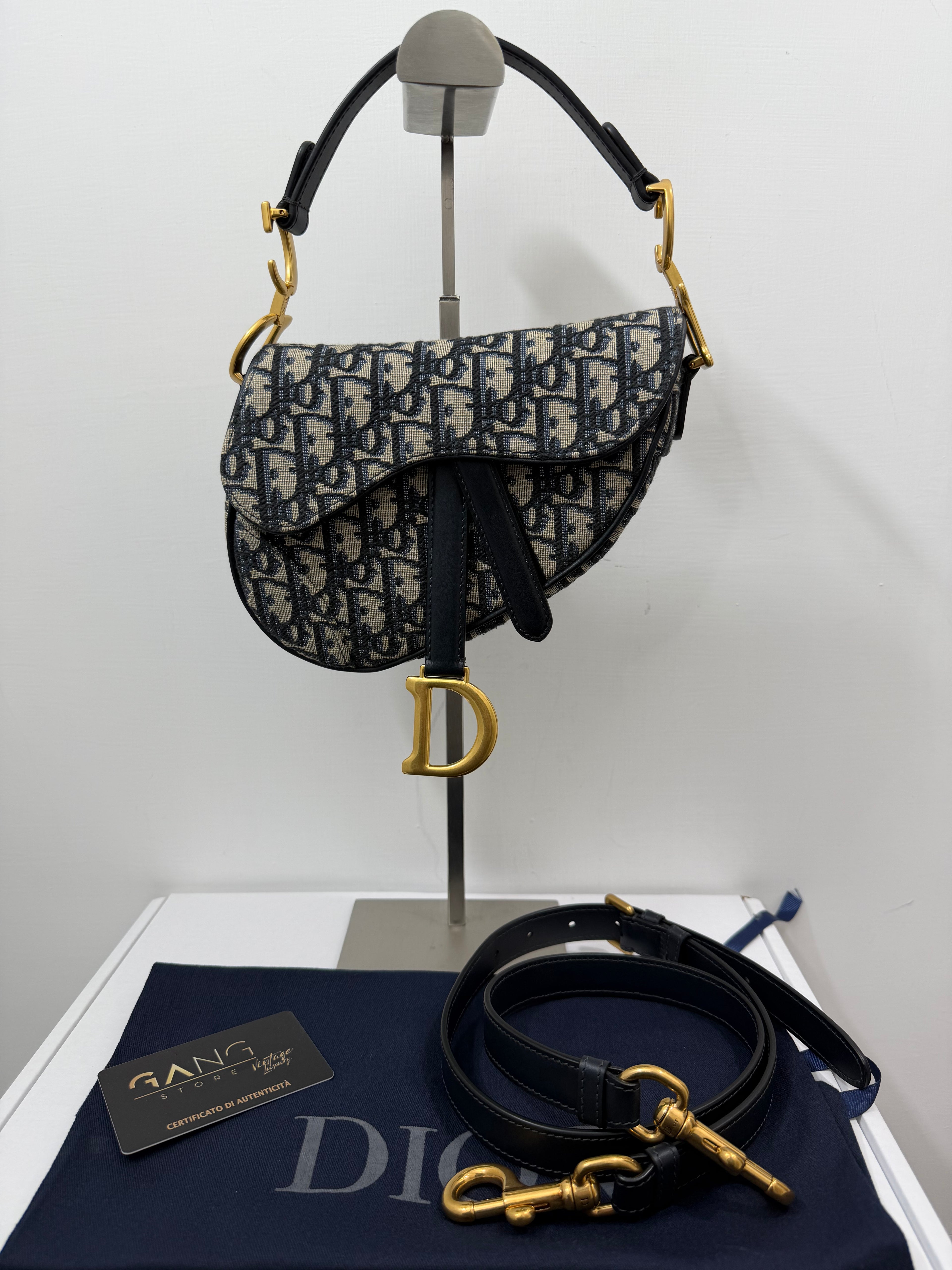 Borsa a tracolla Dior Saddle mini