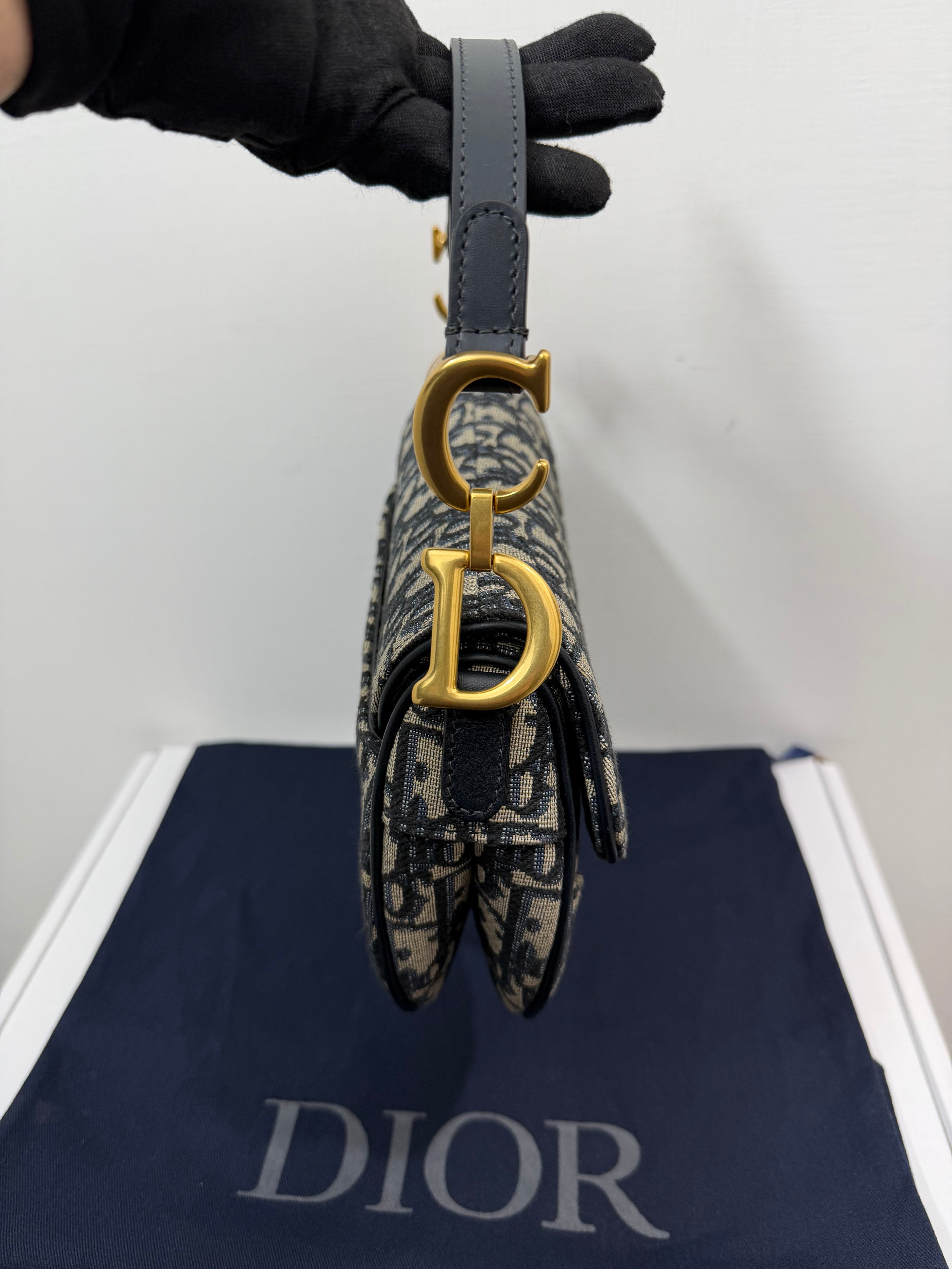 Borsa a tracolla Dior Saddle mini