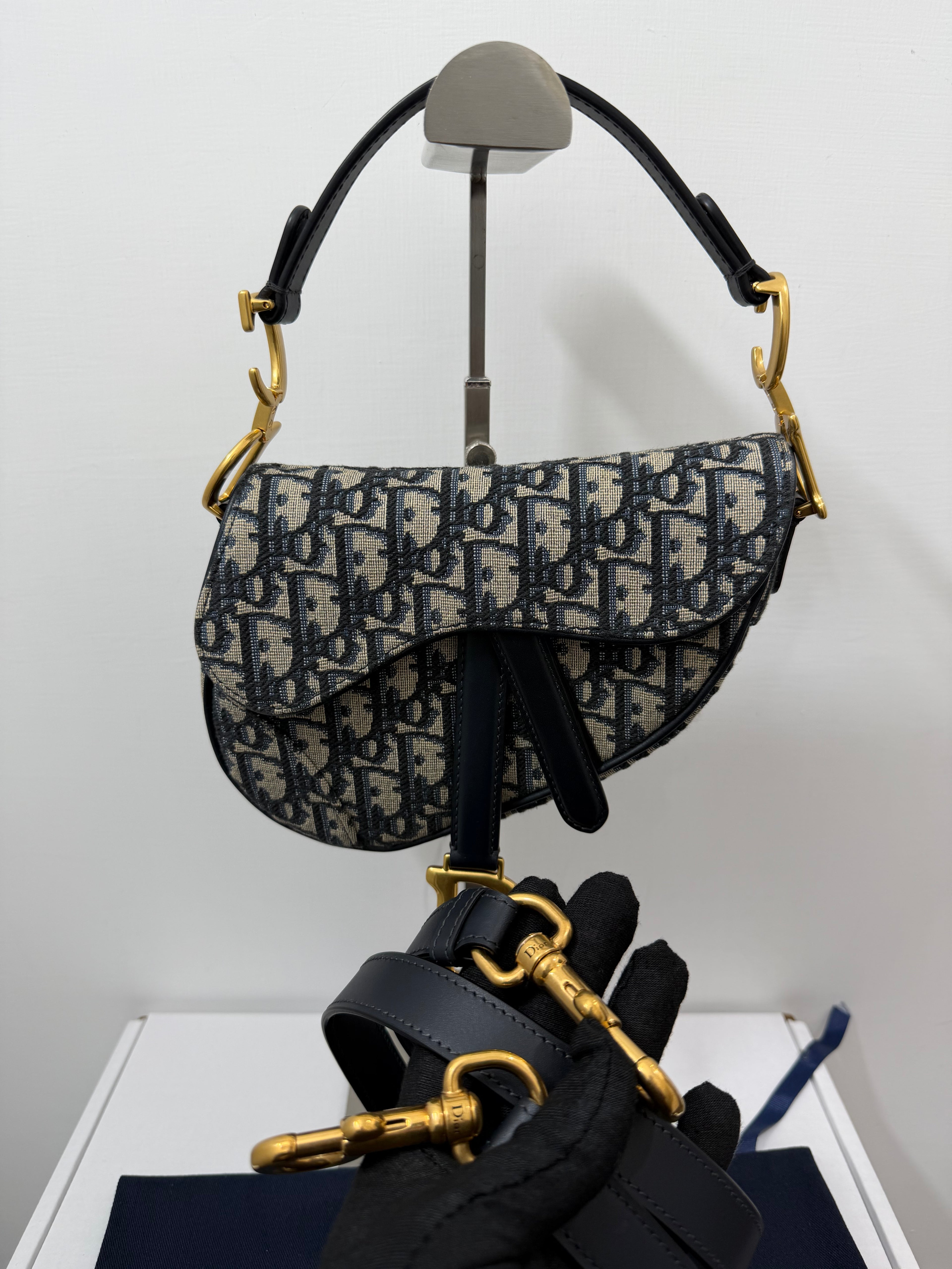 Borsa a tracolla Dior Saddle mini