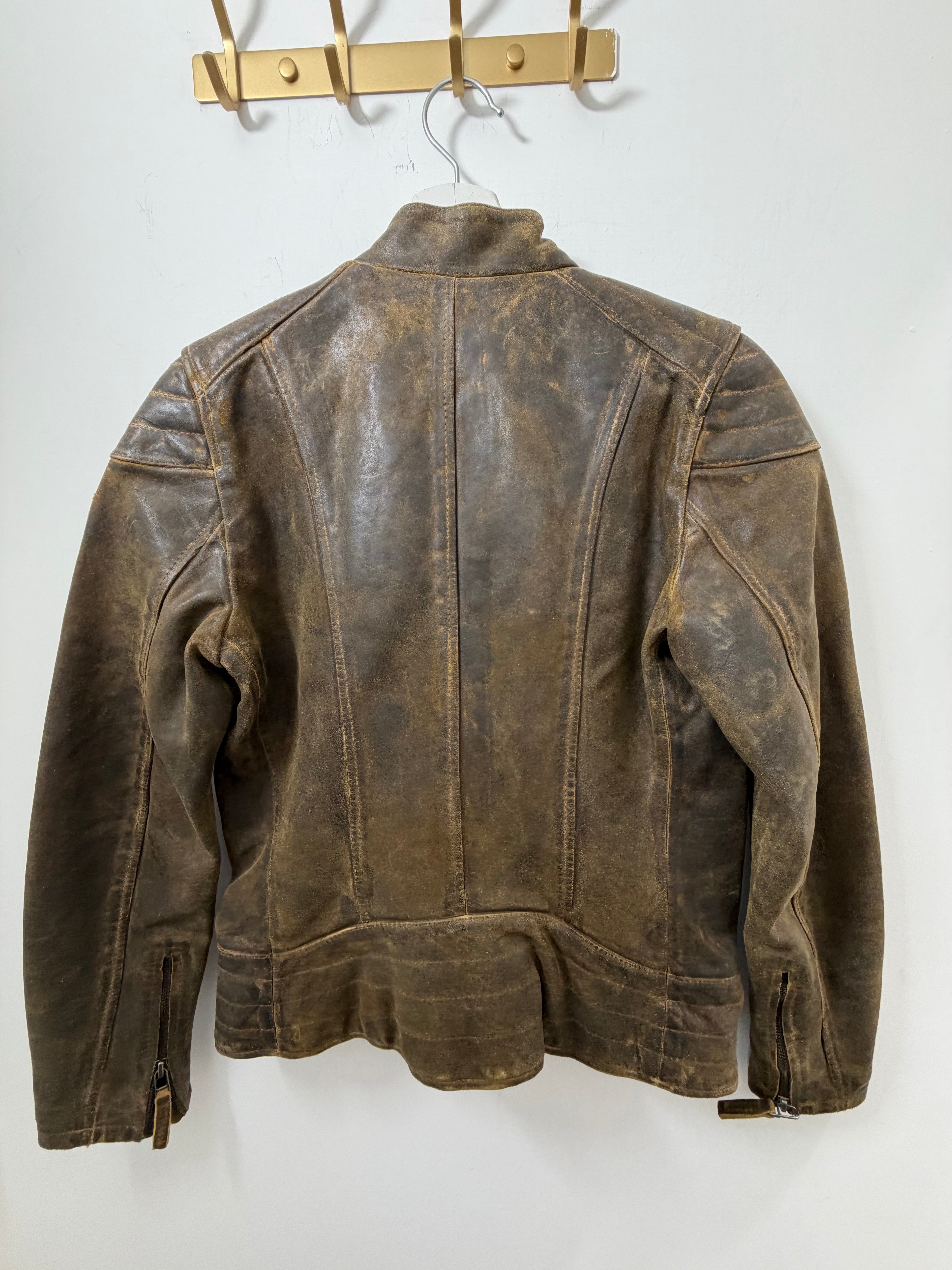 Giacca in pelle blauer #0050