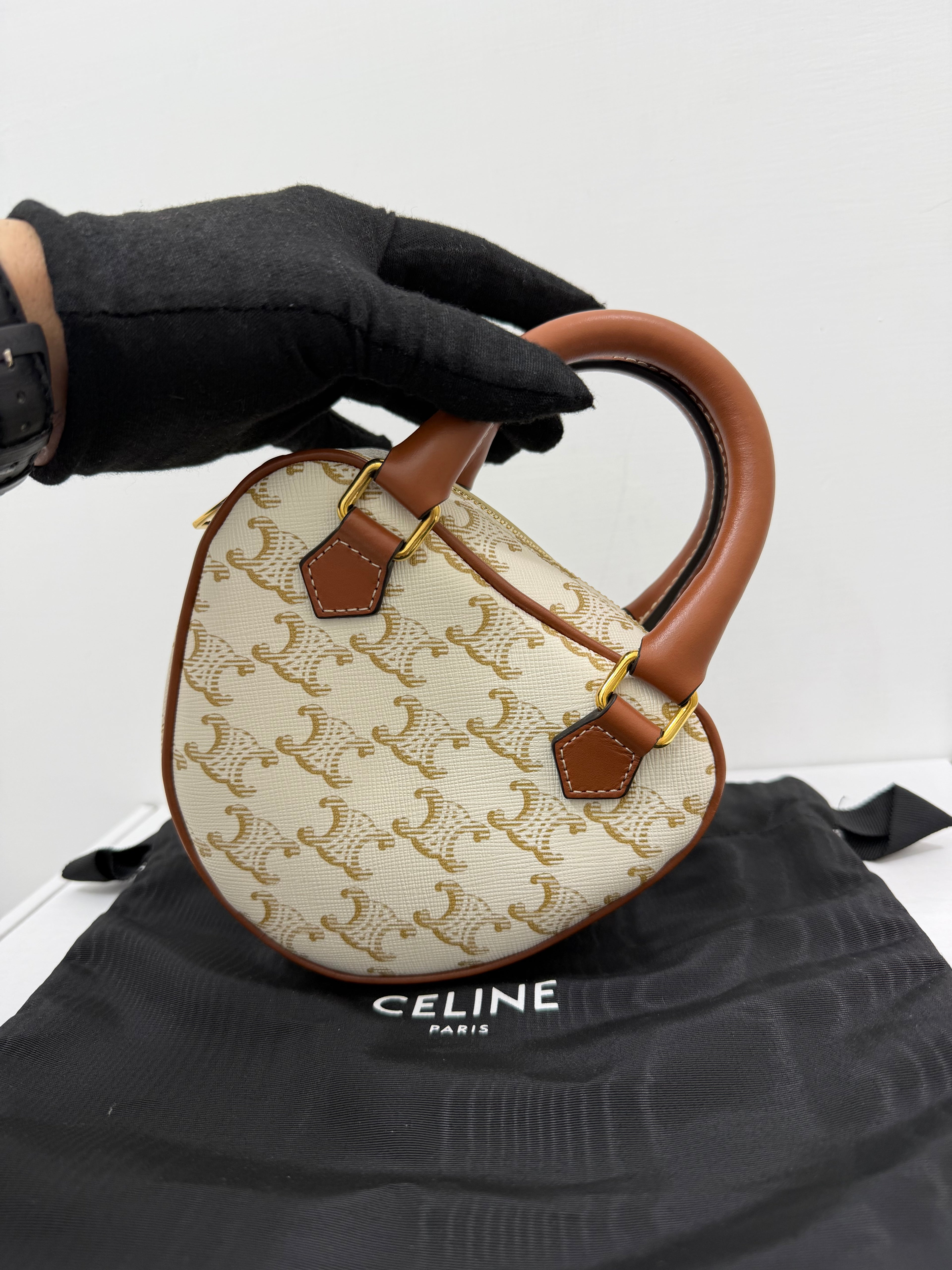 Borsa a tracolla Celine Heart Triomphe