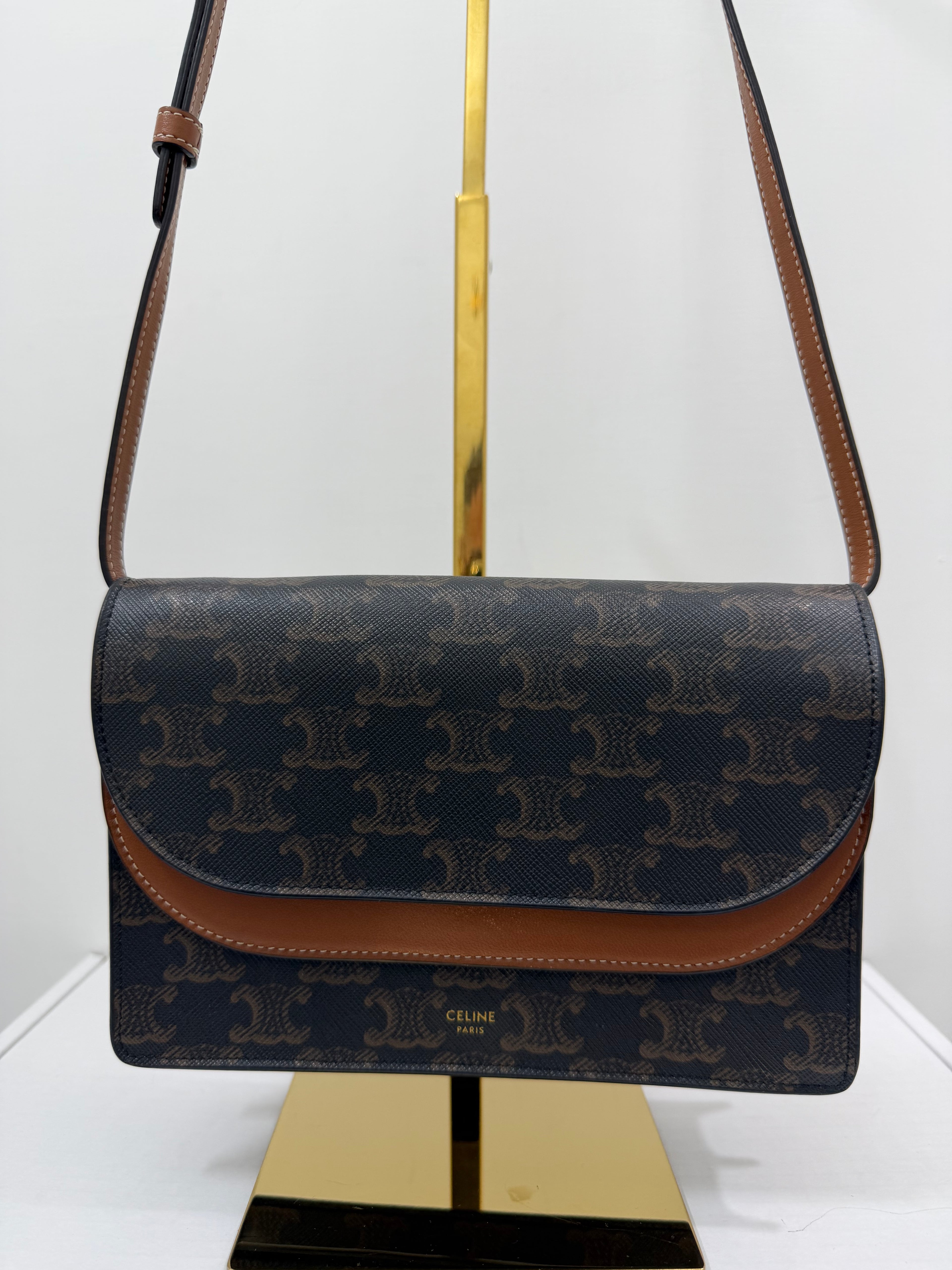 Borsa a tracolla Celine Triomphe