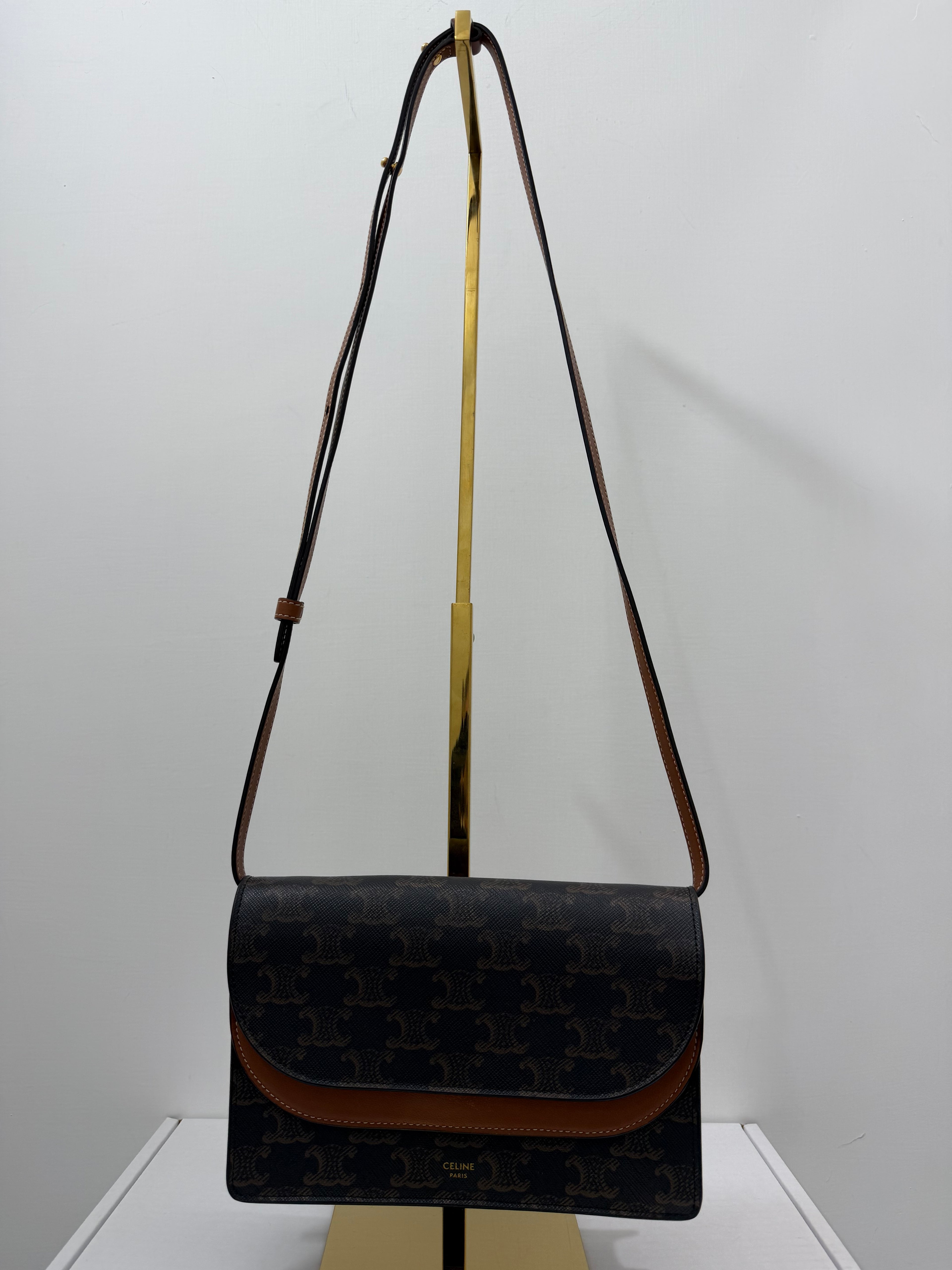 Borsa a tracolla Celine Triomphe