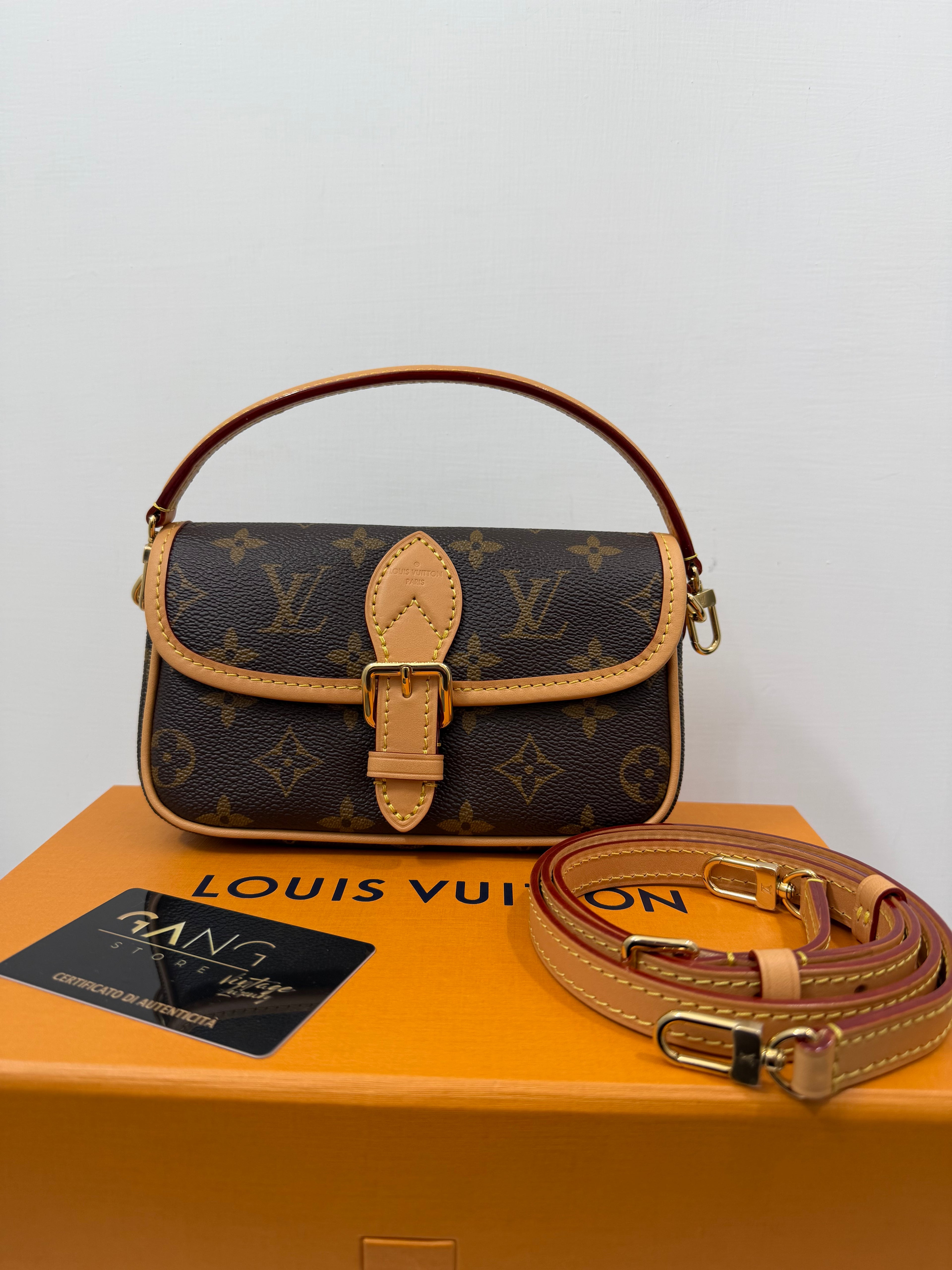 Borsa Louis Vuitton Nano Diane in tela Monogram